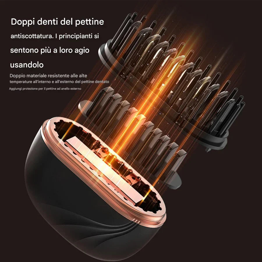 Spazzola Lisciante Portatile USB