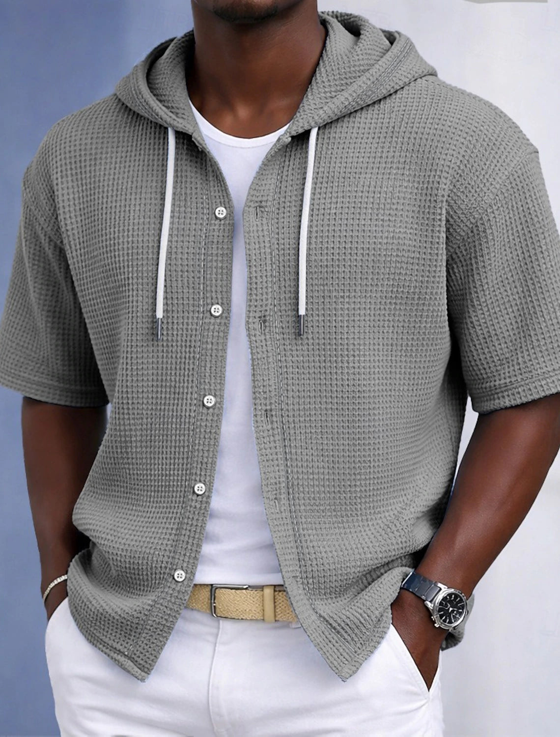 Camicia Honeycomb Uomo Fresca